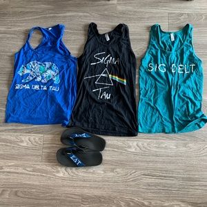 SDT Sig Delt Sigma Delta Tau Tanks & Flip Flops